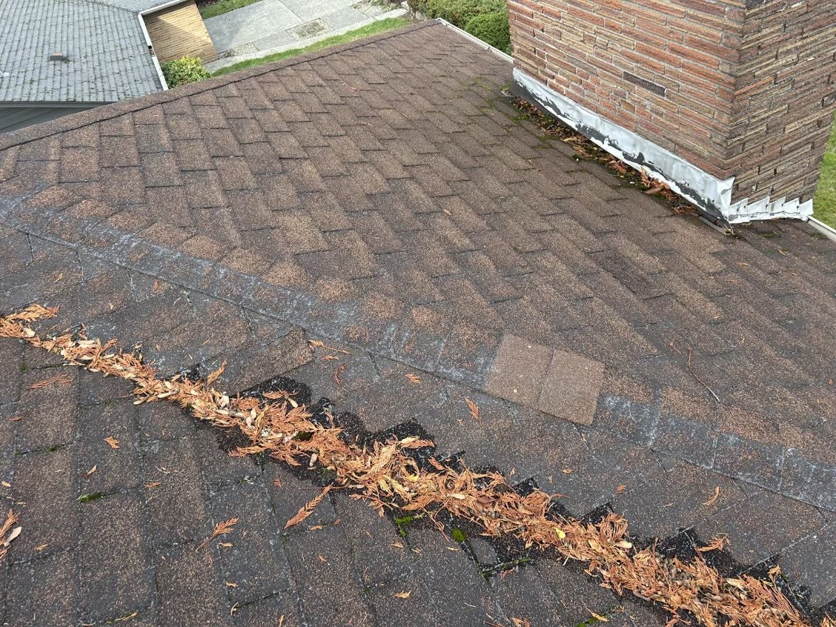 Exterior brick and wall damage at a client property